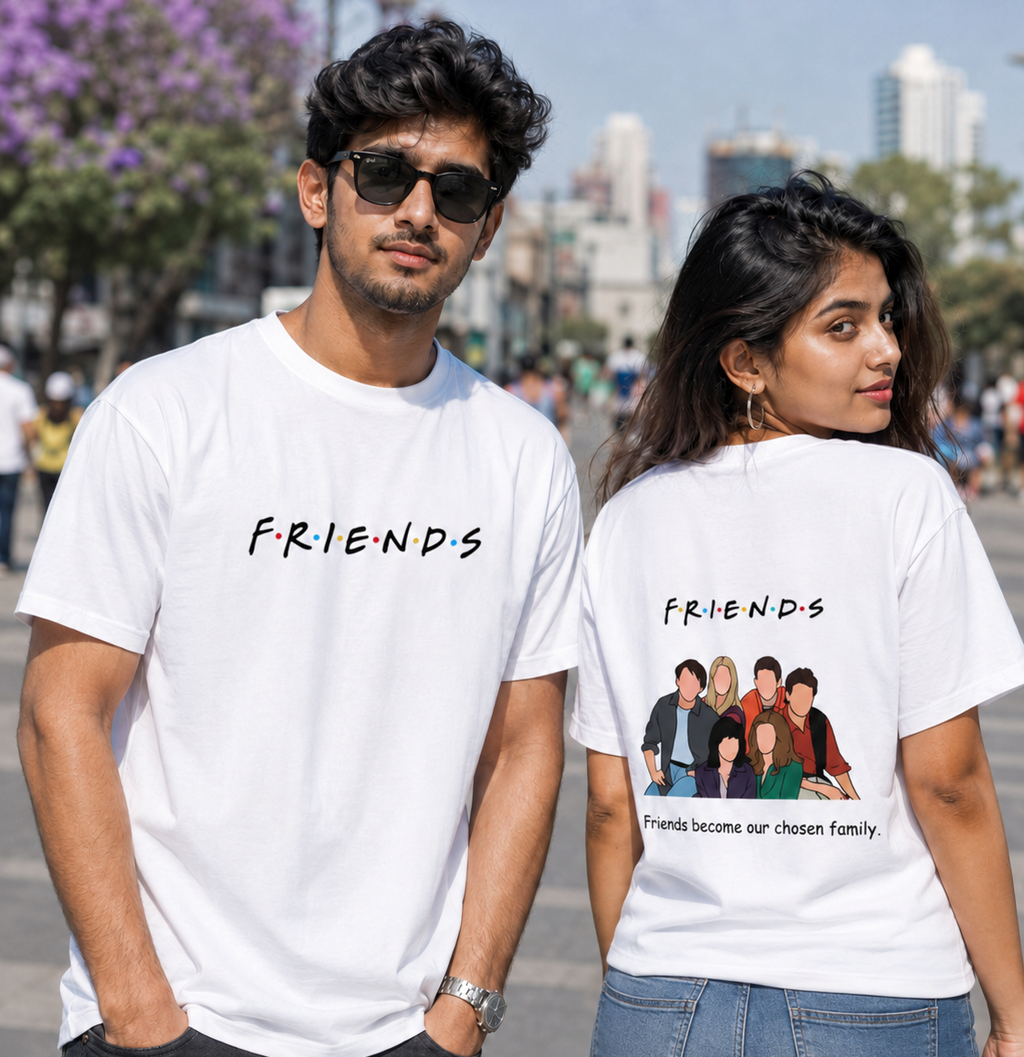 Friends Inspired Graphic Unisex Oversized Classic T-Shirt