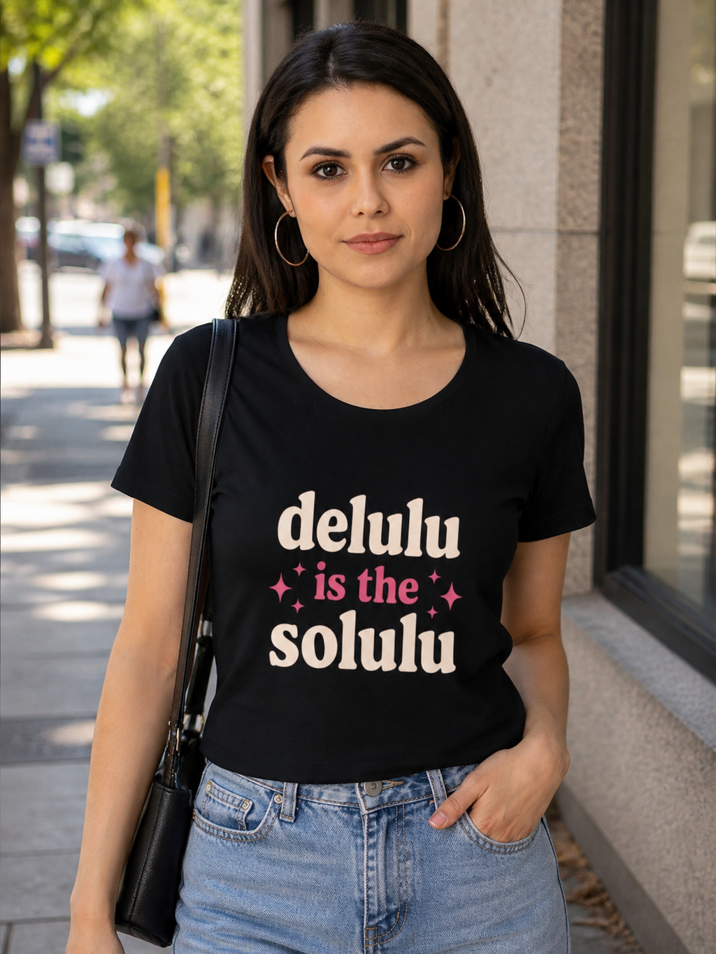 Delulu Is The Solulu Graphic Tee – Trendy Aesthetic Statement T-Shirt