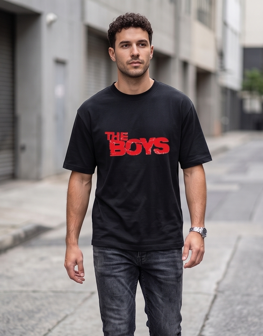 The Boys Bold Logo Black T-Shirt